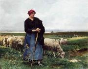 unknow artist Sheepherder and Sheep 199 oil painting picture wholesale
